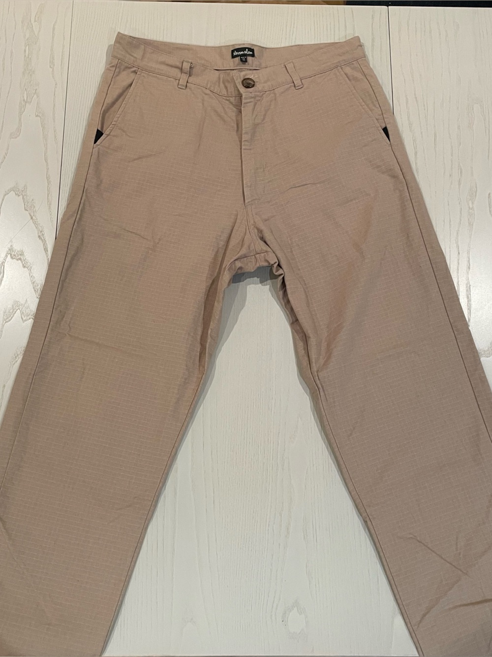 Steven Alan Men's Tan Chino Pants